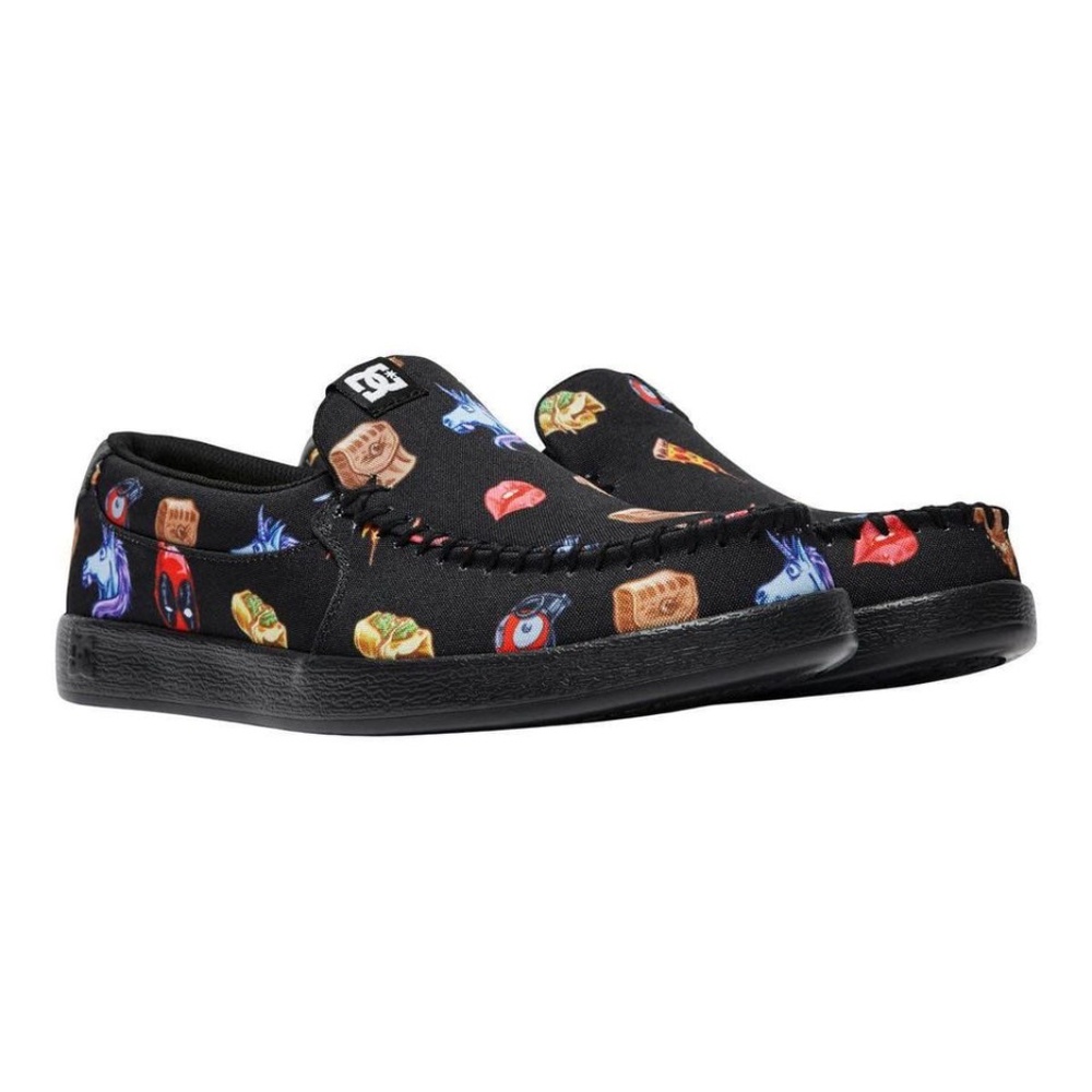 BRAND NEW men dc DC deadpool villain 2 slip on skate shoes 8.5 11 11.5 13